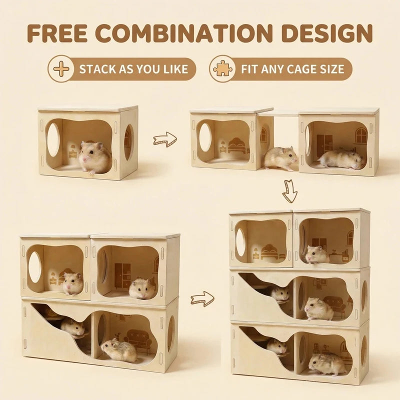Burrow BnB ~ Cozy Multi-Chamber Watchbox