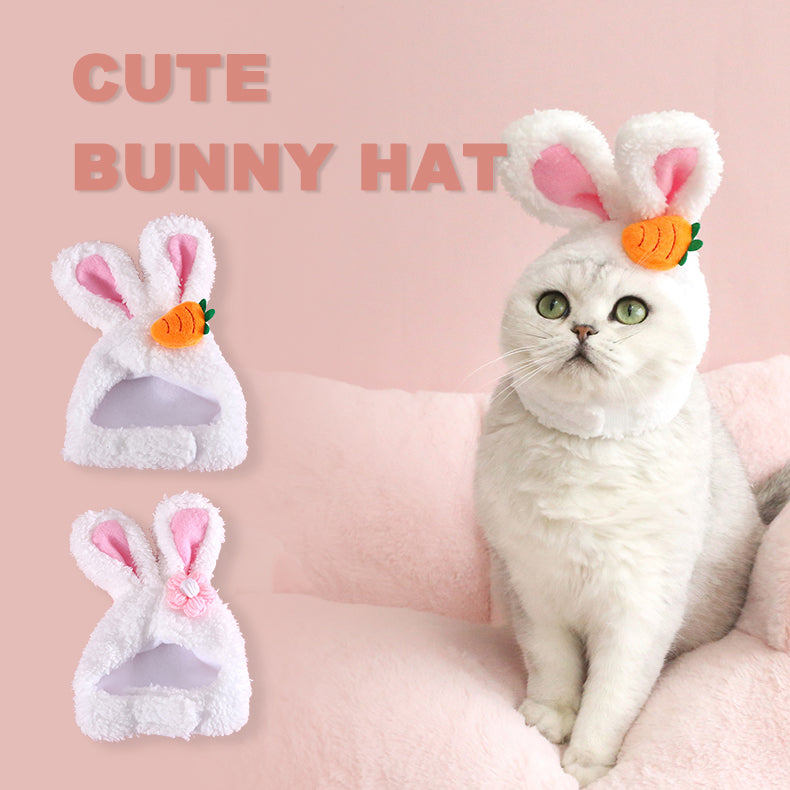 Bunny Bloom Hat for Pets